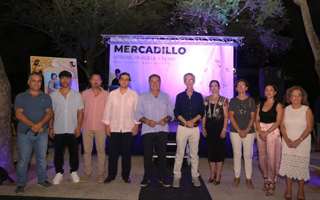 La primera edición del Mercadillo «Utrera, ya huele a Feria» confirma el éxito de la iniciativa con una gran afluencia de público (vídeo)