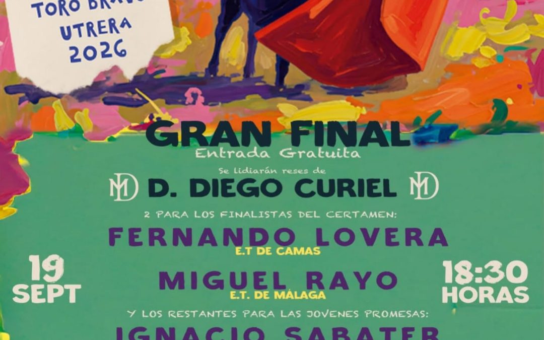 Utrera acoge la Gran Final del VI Certamen de Tentaderos «Cuna del Toro Bravo» el 19 de septiembre