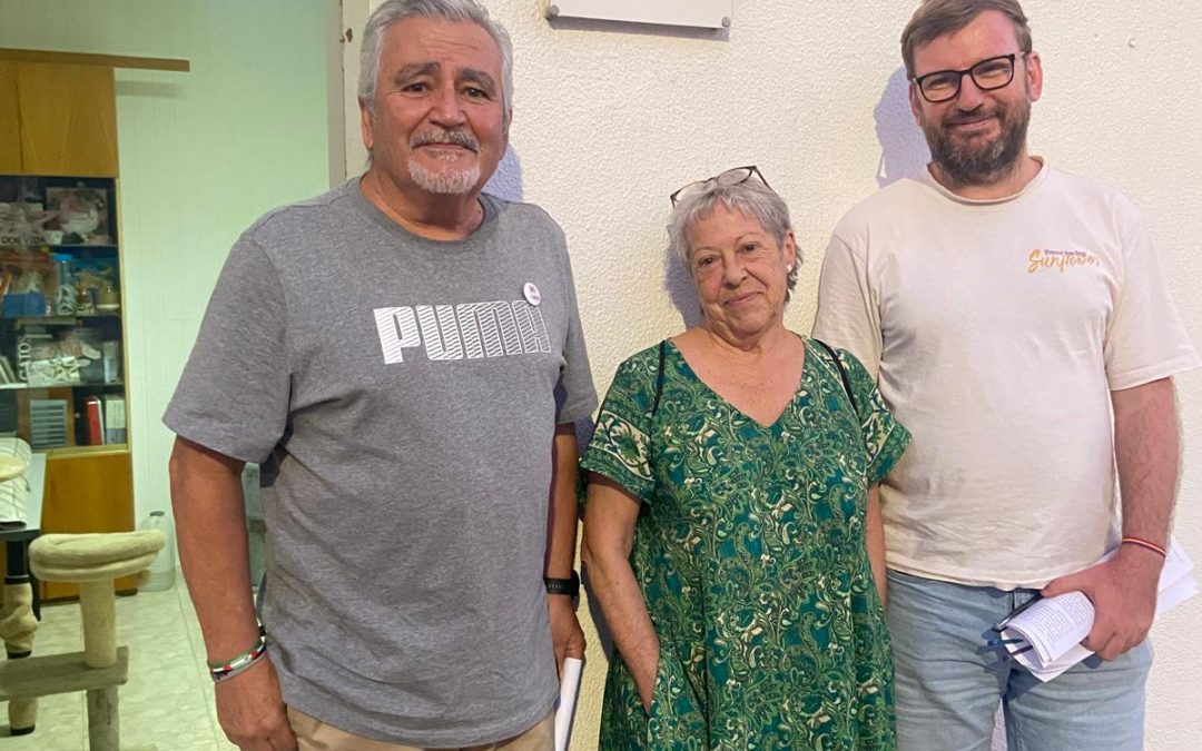Izquierda Unida se reúne con la Asociación DDEVIDA en su ronda de encuentros con colectivos locales