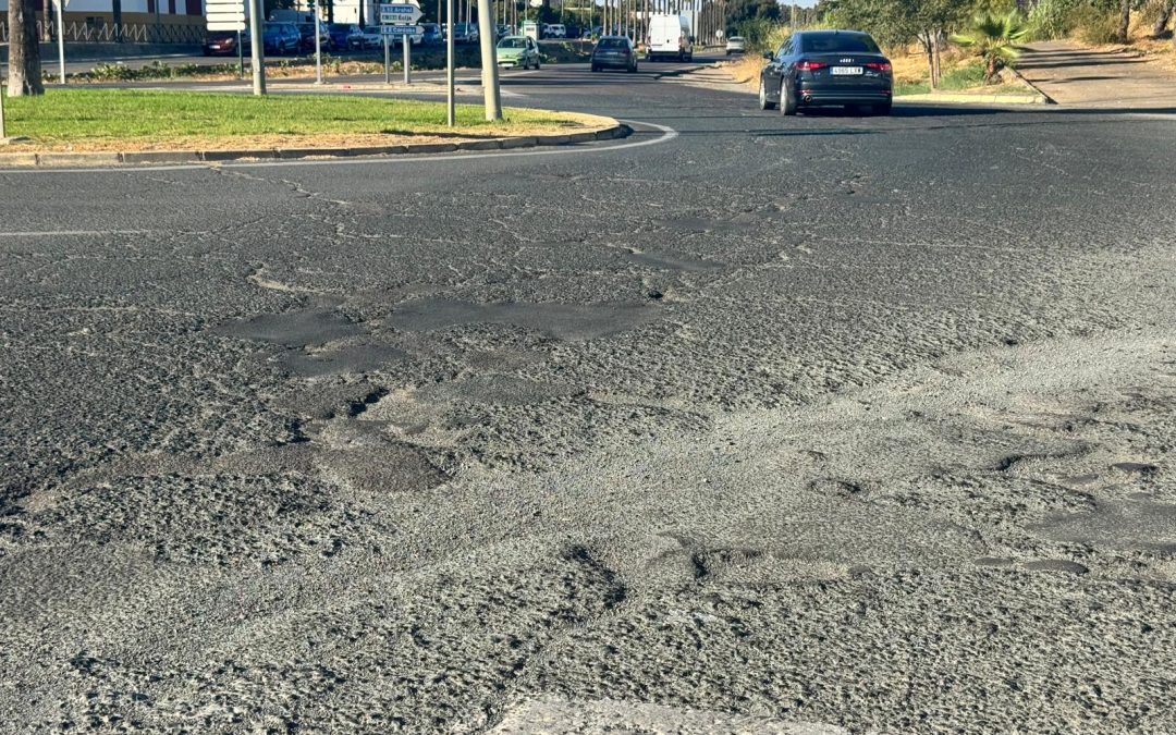 Comienzan los trabajos de mejora del firme de la A-394 a su paso por Utrera