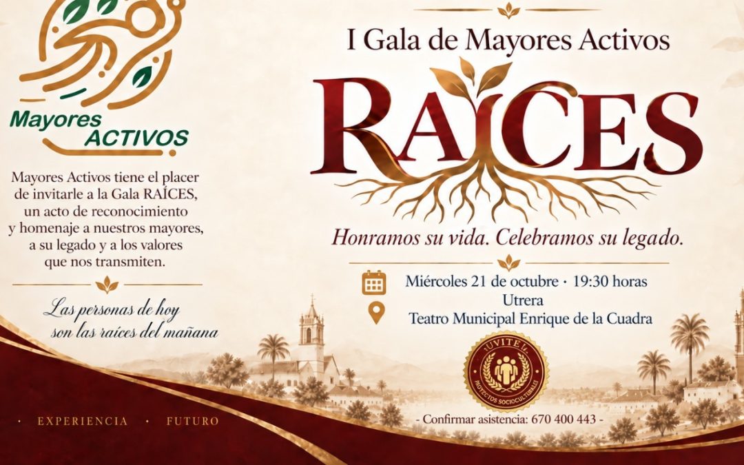 El teatro municipal acogerá la 1ª Gala Raíces que rendirá homenaje a los mayores referentes de Utrera y Los Palacios