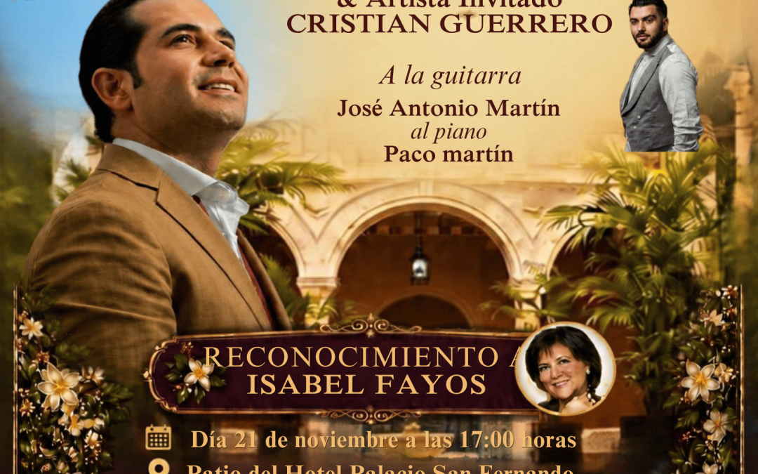 El utrerano Manuel Durán agota las entradas para su concierto de sevillanas a un mes de celebrarse en el Hotel San Fernando